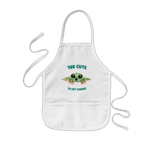 Grogu - Too Cute To Get Caught Kids Apron