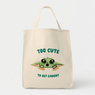 Grogu - Too Cute To Get Caught Tote Bag