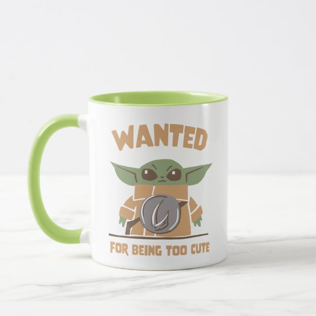 Grogu - Wanted: For Being Too Cute Mug (Left)