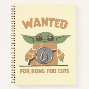 Grogu - Wanted: For Being Too Cute Notebook