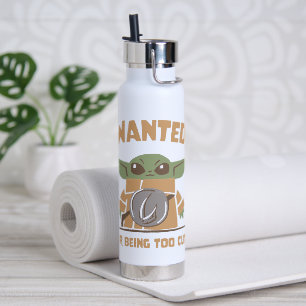 Grogu - Wanted: For Being Too Cute Water Bottle