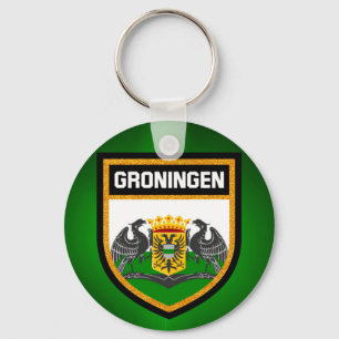 Groningen Flag Keychain