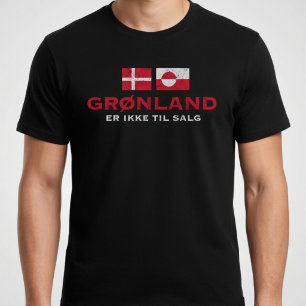 Grønland Er Ikke Til Greenland Denmark  T-Shirt