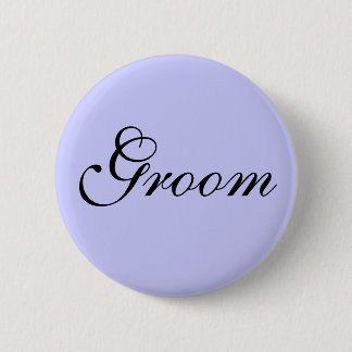 Groom 2 Inch Round Button