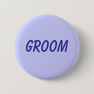 Groom 2 Inch Round Button