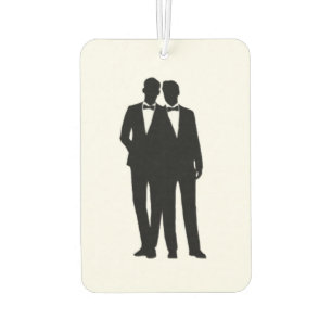 Groom and Groom Wedding Air Freshener