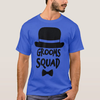 Groom Bachelor Party Grooms Squad Wedding Groomsme T-Shirt