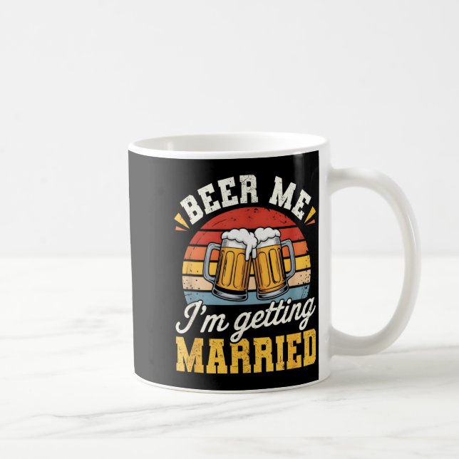 Groom Bachelor Party Wedding Funny Getting Married Coffee Mug (Right)