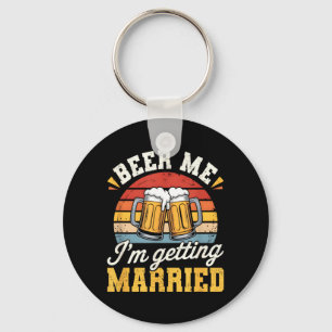 Groom Bachelor Party Wedding Funny Getting Married Keychain