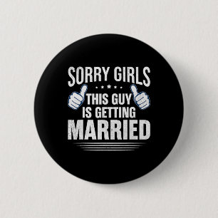 Groom Bachelor Supplies Party Wedding 1  2 Inch Round Button