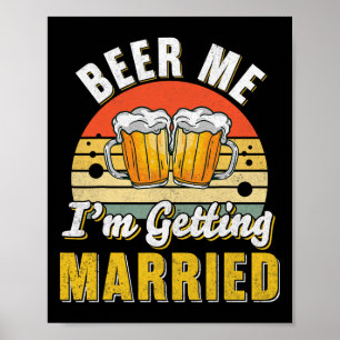 Groom Bachelor Supplies Party Wedding Poster