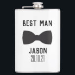 Groom Best Man Wedding Party Gift Flask<br><div class="desc">Groom Best Man Wedding Party Gift Flask . Have fun with this cute and funny design for your best man</div>