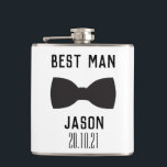 Groom Best Man Wedding Party Gift Hip Flask<br><div class="desc">Groom Best Man Wedding Party Gift Flask . Have fun with this cute and funny design for your best man</div>