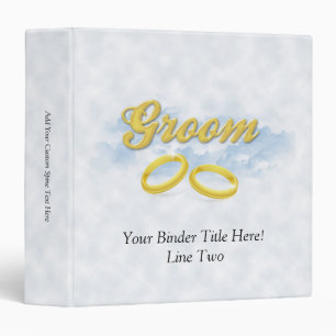 Groom, Blue Sky and Clouds Binder