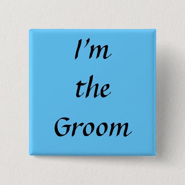 Groom Button (Front)