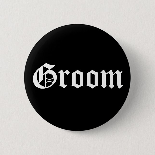 Groom Button (Front)