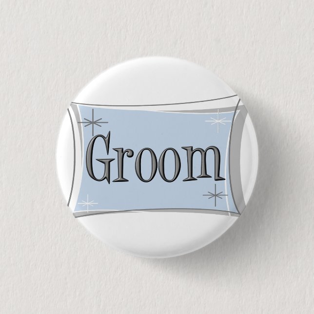 Groom button (Front)