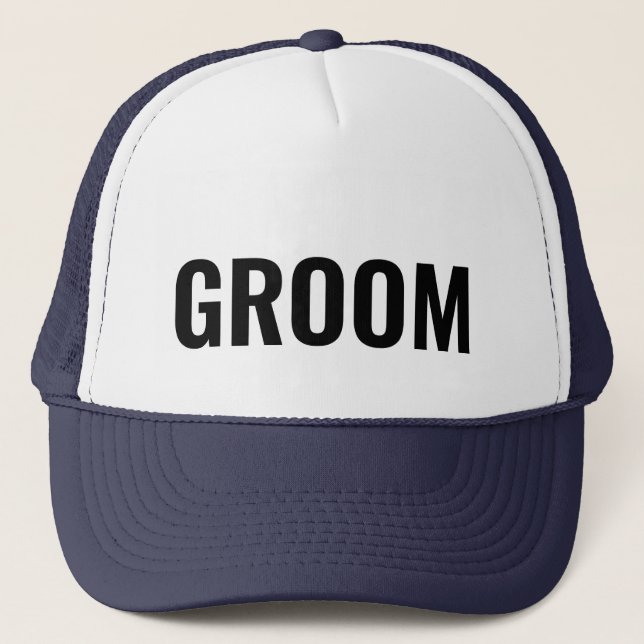 GROOM CAP HAT (Front)