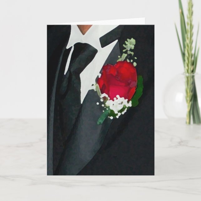 Groom Card (Front)