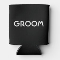 Groom deco black and white