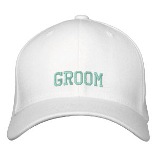 Groom Embroidered Hat