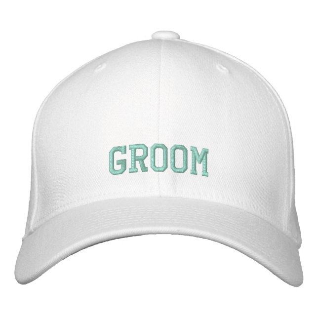 Groom Embroidered Hat (Front)