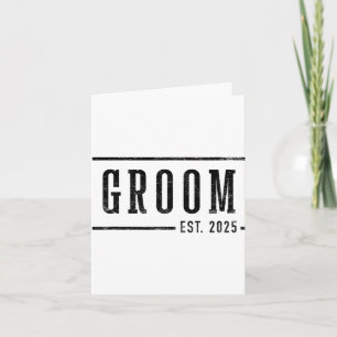 Groom Est 2025 Future Husband Engaged Gifts Him En Card