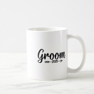 Groom Est. 2025 Married Wedding Engagement Coffee Mug