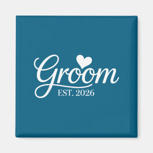 Groom est 2026 bridal shower bachelorette party magnet