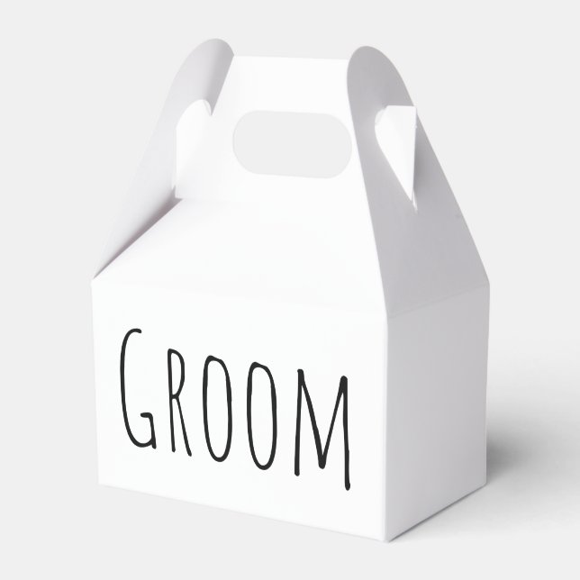 Groom  favor box (Front Side)