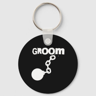 Groom Funny Wedding Stag Party Bachelor  Keychain