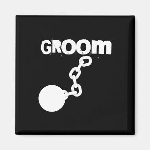 Groom Funny Wedding Stag Party Bachelor Magnet