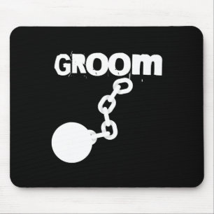 Groom Funny Wedding Stag Party Bachelor Mouse Pad