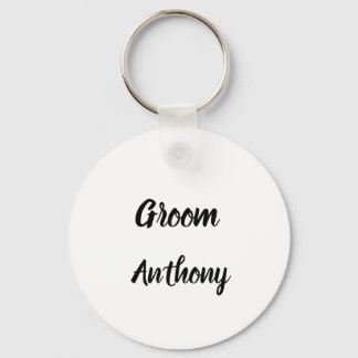 Groom Gift Custom Name Gifts Wedding Keychain