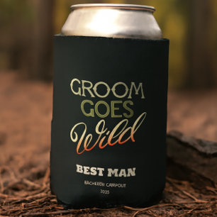 Groom Goes Wild Bachelor Party Can Cooler