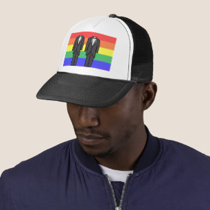 Groom & Groom Trucker Hat