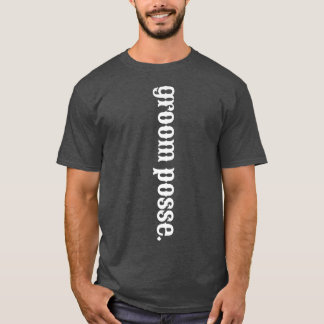 Groom Groomsmen Bridal Bride Wedding Matching West T-Shirt