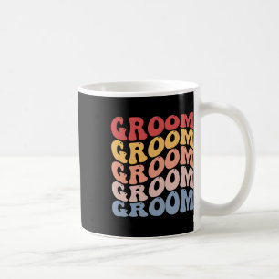 Groom Groovy Bachelor Party Coffee Mug