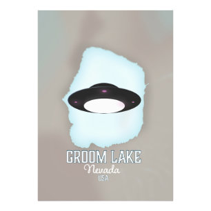 Groom Lake Nevada Travel poster