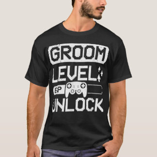 Groom Level Unlock Bachelor Party  T-Shirt
