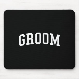 Groom, Matching Bride, Wedding Bachelor Party Groo Mouse Pad