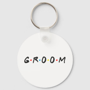 Groom Men Bachelor Party Wedding Day Groom To Be Keychain