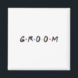 Groom Men Bachelor Party Wedding Day Groom To Be  Magnet<br><div class="desc">Groom Men Bachelor Party Wedding Day Groom To Be</div>