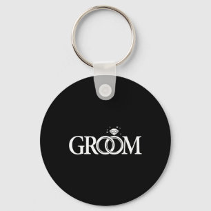 Groom Men Wedding Day Bachelor Party  Keychain
