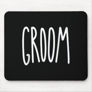 Groom Mens Wedding Bride Mouse Pad