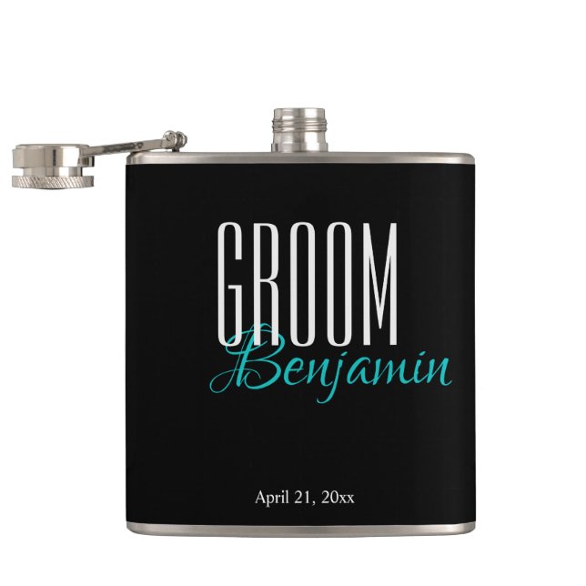 GROOM Monogram Thermal Flask (Opened)