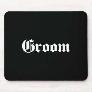 Groom Old School Design - Bachelor Party - Wedding Mouse Pad