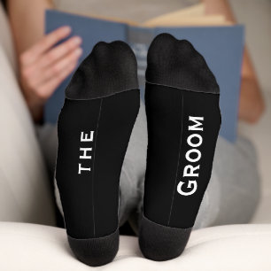 Groom or Secret Message for Bride on Bottom Socks