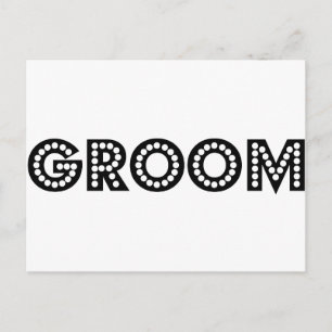 Groom Postcard