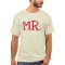 Groom Red Text Mr.